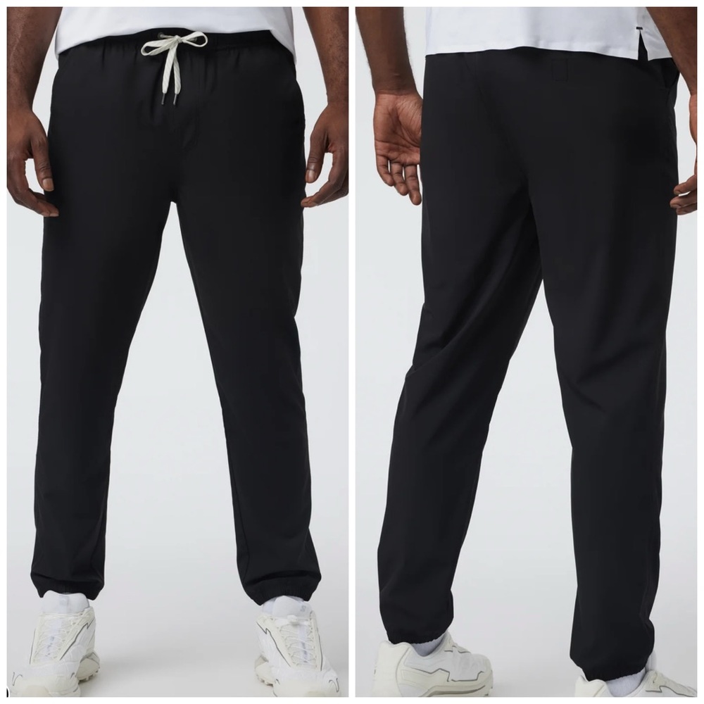 VUORI Kore Jogger Men's Lined Athletic Joggers Black‎ size Large NWT - Picture 2 of 6